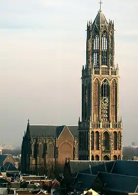 Cathédrale Saint-Martin d'Utrecht (Pays-Bas).