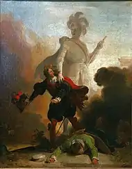 Don Juan et la statue du commandeur par Fragonard.