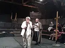 Répétition de Don Juan par le Théâtre rural d'action culturelle de Beaumes-de-Venise