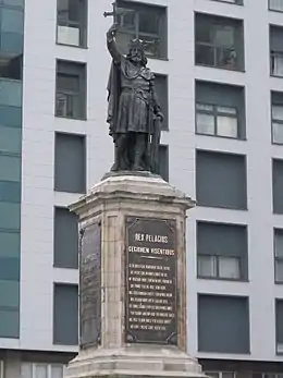 Le Monumento a Pelayo à Gijón.