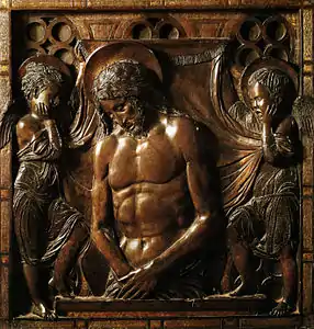 Donatello, Christ mort, avant 1453, Basilique Saint-Antoine de Padoue.