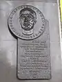 Médaillon et plaque en l'honneur de Prokofiev