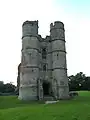 Les ruines, du côté de l’entrée.