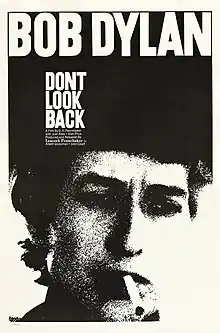 Description de l'image Dont Look Back - Bob Dylan (1967 film poster).jpg.