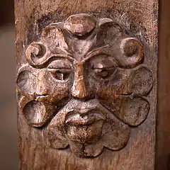 Bas-relief sur bois, abbaye de Dore, diocèse de Hereford.