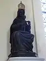 Statue de la Vierge noire.