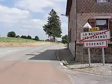 Entrée de Dorengt, sortie de La Neuville-lès-Dorengt.