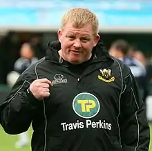 Description de l'image Dorian West - Northampton Saints vs Sale October 2009.jpg.