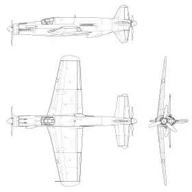 vue en plan de l’avion