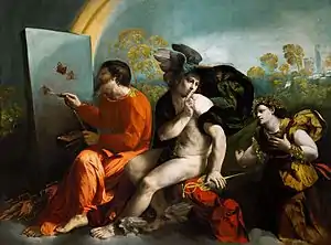 Jupiter, Mercure et la vertu, de Dosso Dossi (1524)