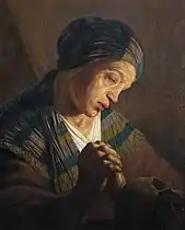 Marie Madeleine en méditation, huile sur toile, 69 × 55,5 cm, (musée de la Chartreuse de Douai).