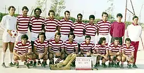 Club africain, champion de la saison 1972-1973.