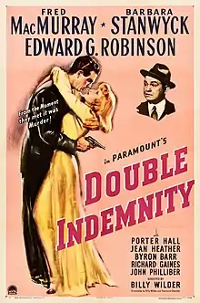 Description de l'image Double Indemnity (1944 poster).jpg.