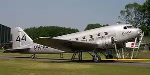 Douglas DC-2 aux couleurs de la KLM.