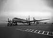 Un Douglas DC-7C à Los Angeles, en Californie