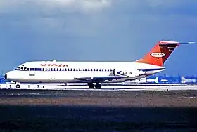 Un Douglas DC-9 de Viasa similaire à celui impliqué dans l'accident.