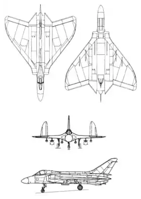 vue en plan de l’avion