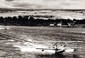 Vue de l'avion.