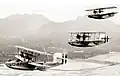 Des Douglas PD-1 de l'escadron VP-4 au-dessus d'Hawaï, en 1930.