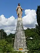 Statue de la Vierge au lieu-dit-Sol.
