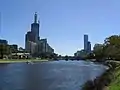 Le fleuve en aval de Melbourne