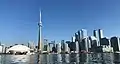 Panorama de Toronto depuis les îles de Toronto.