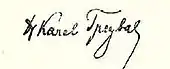 signature de Karel Treybal