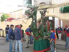 Drac à trois têtes de Sant Pere de Ribes