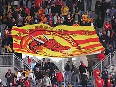 Les supporters catalans sont venus nombreux à Montpellier