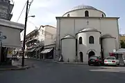 L'église Saint-Nicolas de Drama (ancienne mosquée convertie en église).