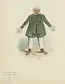 Costume du Major pour La Vie parisienne de Jacques Offenbach (1866)