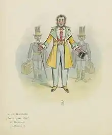 Costume du Brésilien pour La Vie parisienne de Jacques Offenbach (1866)