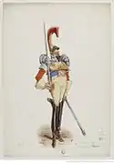 Costume du Capitaine des Carabiniers pour Les Brigands de Jacques Offenbach