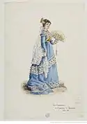 Costume de la Princesse de Grenade pour Les Brigands de Jacques Offenbach