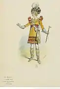 Costume du Prince pour Les Brigands de Jacques Offenbach