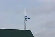 Drapeau du Lac-Saint-Jean à Péribonka.