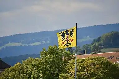 Drapeau de la Ville de Neuchâtel.