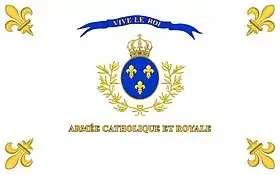 Drapeau des armées catholiques et royales