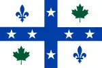 Drapeau des Acadiens du Comté d'Androscoggin (Maine).