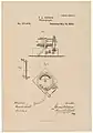 Le brevet d'invention du phonographe, déposé par Edison.