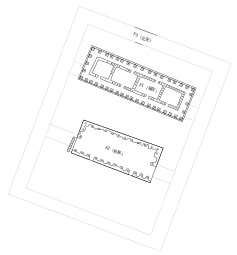 Plan des deux palais