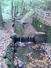 Le « seuil en V » laisse passer d'autant plus d'eau que le niveau s'élève. Il permet de réguler passivement le débit.