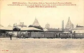 Dreux, la gare du tramway de Brezolles