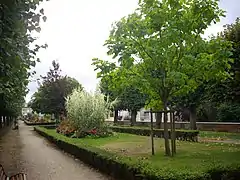 Le square de la République, à l'est du centre-ville.