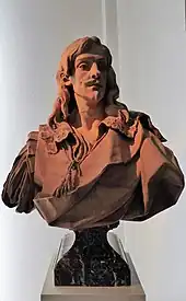 Buste de Jean Rotrou par Jean-Jacques Caffieri (1725-1792), musée de Dreux (Eure-et-Loir).