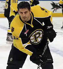 Description de l'image Drew Larman - Providence Bruins.jpg.