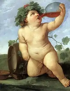 Bacchus buvant (1637-1638), Dresde, Gemäldegalerie Alte Meister.