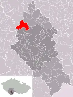Localisation de Dříteň