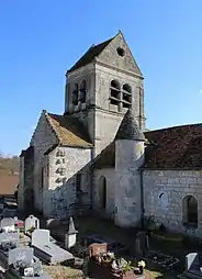 Vue côté cimetière.