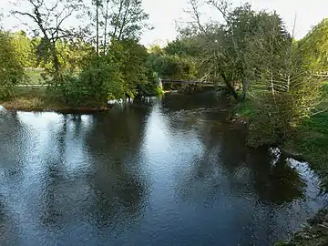 La Dronne au pont de Montagrier.